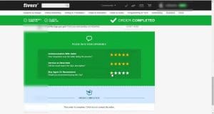 Comprar reseñas de Fiverr